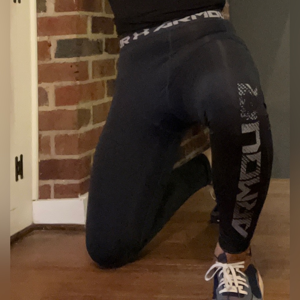 Mens Under Armour Athletic Workout Leggings - Picture 3 of 9